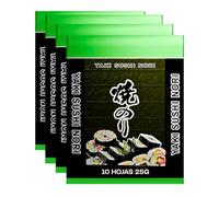 Alga Nori Yakinori - Grado Gold - Algas para Enrollar Sushi - Calidad Premium para Rolls, Onigiri y Cocina Asiática - Pack Laborawi (40 hojas (100 g))