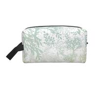 Alga Verde mar Azul, Bolsa de Maquillaje Bolsa de cosméticos Bolsa de artículos de tocador de Viaje portátil Organizador de Bolsa de Maquillaje