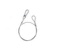 ALGAM LIGHTING Cordones de Seguridad 3 mm, 75 cm, Carga Max 20kg, pack de 12, Transparente