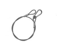 ALGAM LIGHTING Cordones de Seguridad 4 mm, 85 cm, Carga Max 40kg, pack de 12, Transparente