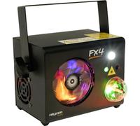 ALGAM LIGHTING FX-4 - Proyector 4-en-1 - Efectos Rueda de Gobos LED, Magic Ball, Stroboscope, Laser Class 3B