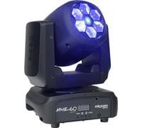 ALGAM LIGHTING - MHE60 - Lira WASH LED 6 x 15W RGBW con Laser Verde - Efecto Wash, Laser - 195 x 170 x 280 mm - IP20