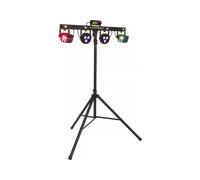 ALGAM LIGHTING - Floridabar II Proyector LED con Pie y Pedalera - Efecto Par, Derby, Stroboscope, Laser Class 3B