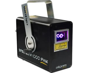 Algamlight Láser de Animación 1000mW Rosa Rojo Azul 638nm 450nm Clase 3B 20 Kpps 2000 Programas Auto Musical DMX Interior IP20
