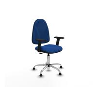 Algarra cp similpiel azul brazos 2d base cromada topes