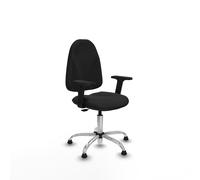 Algarra cp similpiel negro brazos 2d base cromada topes