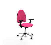 Algarra cp similpiel rosa brazos 2d base cromada topes