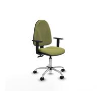 Algarra cpdm bali verde oliva brazos 1d base cromada ruedas nailon 50m