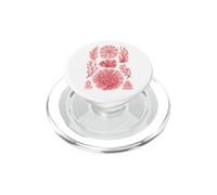Algas Rojas inspiradas en Ernst Haeckel Biología Marina de Algas Marinas PopSockets PopGrip para MagSafe
