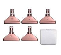 Algasan Puntas de metal para pintura de diamantes, cabezales de taladro de metal dorado de varios tamaños con estuche de almacenamiento, accesorios de bolígrafo artístico para herramientas de pintura