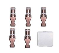 Algasan - Puntas de perforación de metal para pintura de diamantes, cabezales de repuesto de metal dorado con estuche de almacenamiento, accesorios para bolígrafos artísticos para herramientas de