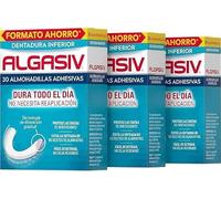 Algasiv Almohadillas Adhesivas Dentaduras Postizas Inferiores, Pack 3x30