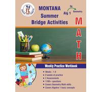 Algebra 1 to Geometry : MONTANA Summer Math Bridge Activities