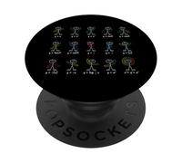 Álgebra Danza Matemáticas Maestro Gráfico Figuras Curvas Ecuación PopSockets PopGrip Adhesivo