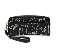 Álgebra Geometría Matemáticas abstractas, Bolsa de Maquillaje Bolsa de cosméticos Bolsa de Aseo de Viaje portátil Estuche de Cuero para Mujeres y niñas