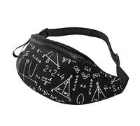 Algebra Geometry Abstract Math Fanny Pack Cinturón Bolsa Moda Cintura Bolsa Manos Libres para Mujeres Hombres Senderismo Correr Viajes