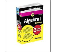 Algebra I For Dummies Book + Workbook Bundle