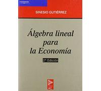 Álgebra lineal para la economía (Matemáticas)