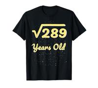 Álgebra matemática de raíz Cuadrada de 17 años 289 años 2009 Camiseta
