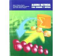 Álgebra matricial para economía y empresa