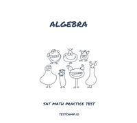 Algebra: Sat Math Practice Test