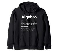 Algebro Definición Divertido Amante de Las Matemáticas Álgebra Aula Sudadera con Capucha