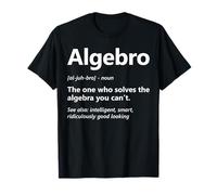 Algebro Definición Divertido Amante de Las Matemáticas Álgebra Profesor Estudi Camiseta
