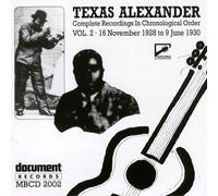 Alger "Texas" A Complete Recorded Works 1927-1950 Vol. 2 (CD) (Importación USA)
