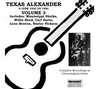 Alger "Texas" A Complete Recorded Works 1927-1950 Vol. 3 (CD) (Importación USA)