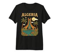 Algeria Alger l'algérie Les Algériens DZ Algérien Bled Retro Camiseta Premium