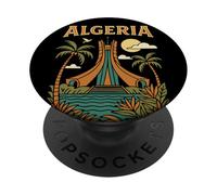 Algeria Alger l'algérie Les Algériens DZ Algérien Bled Retro PopSockets PopGrip Adhesivo