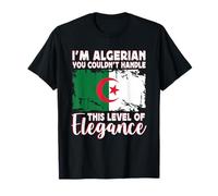 Algeria Flag Proud Elegant Algerian Boyfriend Girlfriend Camiseta