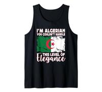 Algeria Flag Proud Elegant Algerian Boyfriend Girlfriend Camiseta sin Mangas