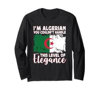 Algeria Flag Proud Elegant Algerian Boyfriend Girlfriend Manga Larga