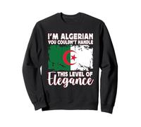 Algeria Flag Proud Elegant Algerian Boyfriend Girlfriend Sudadera