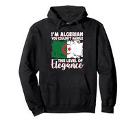 Algeria Flag Proud Elegant Algerian Boyfriend Girlfriend Sudadera con Capucha