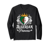 Algerian Princess Algeria Flag Proud Algerian Girl Manga Larga