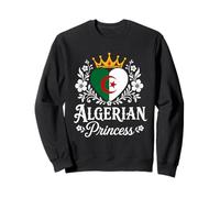 Algerian Princess Algeria Flag Proud Algerian Girl Sudadera