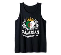 Algerian Queen Algeria Flag Proud Algerian Woman Camiseta sin Mangas