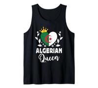 Algerian Queen Algeria Flag Proud Algerian Woman Camiseta sin Mangas