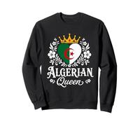 Algerian Queen Algeria Flag Proud Algerian Woman Sudadera