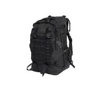 ALGI Mochila SUMMIT 40-45 litros con parche bandera USA 3D, Negro , 40/45 litri