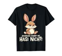 Algo Está De acuerdo Con Hasi No Conejo Conejo Malvado Hasi Camiseta
