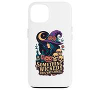 Algo perverso Viene por aquí: Bruja, Moon Skulls Carcasa para iPhone 13