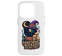 Algo perverso Viene por aquí: Bruja, Moon Skulls Carcasa para iPhone 14 Pro