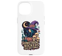 Algo perverso Viene por aquí: Bruja, Moon Skulls Carcasa para iPhone 15