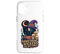 Algo perverso Viene por aquí: Bruja, Moon Skulls Carcasa para iPhone 16 Plus