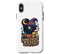 Algo perverso Viene por aquí: Bruja, Moon Skulls Carcasa para iPhone X/XS