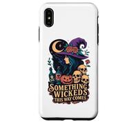 Algo perverso Viene por aquí: Bruja, Moon Skulls Carcasa para iPhone XS MAX