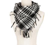 Algod¨®n Butterme Shemagh ej¨¦rcito kufiya de cuello Unisex chalina SAS Militar t¨¢ctica del desierto protectora miocarditis Patern chalinas abrigo principal Blanco blanco